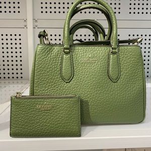 KS Leighton small satchel and wallet set